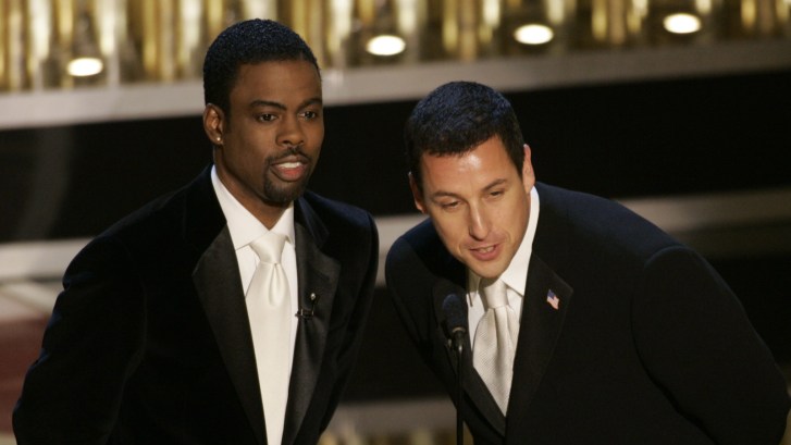 SNL alums Adam Sandler and Chris Rock