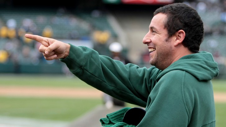 Adam Sandler pointing