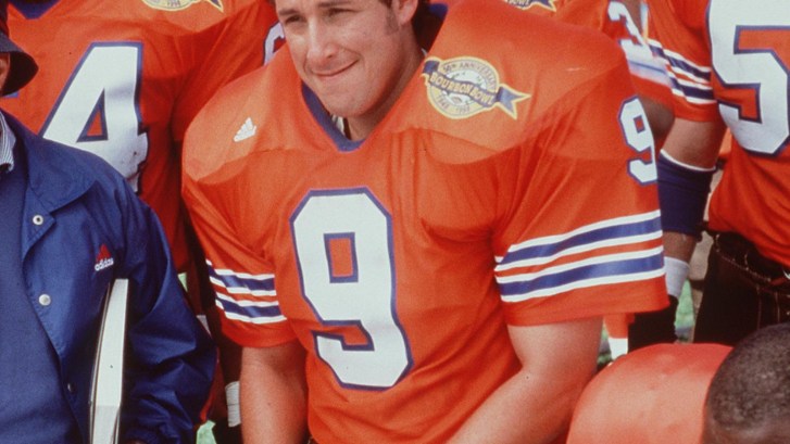 Bobby Boucher jersey close up in The Waterboy