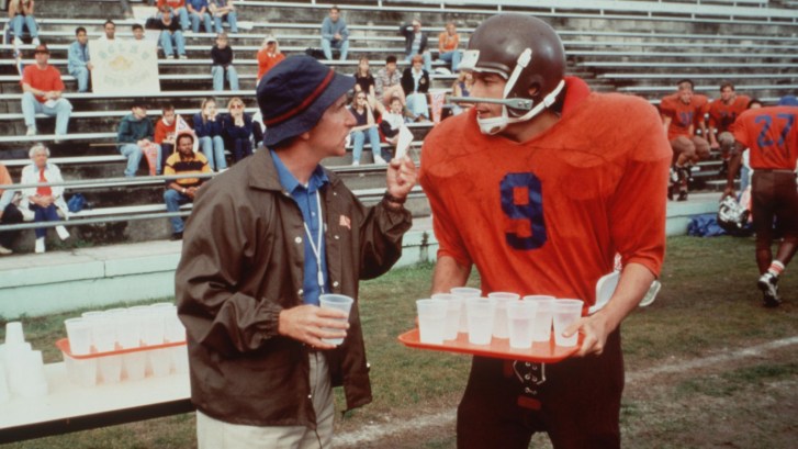 Henry Winkler and Adam Sandler in The Waterboy