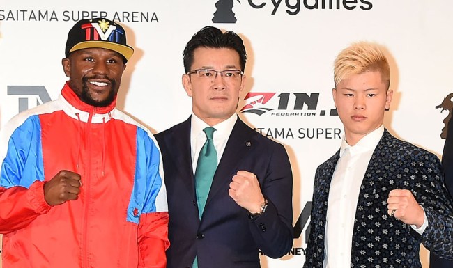 Mayweather Nasukawa Rizin Fight Back On
