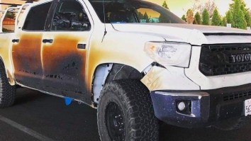 Badass Records Goodbye Message To His Family Before Driving Through Raging Wall Of Cali Wildfire, Survives