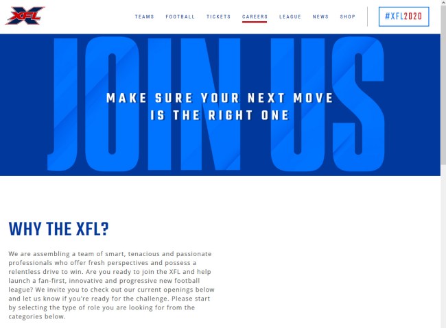 XFL Is Taking Applications For Players And Coaches On LinkedIn