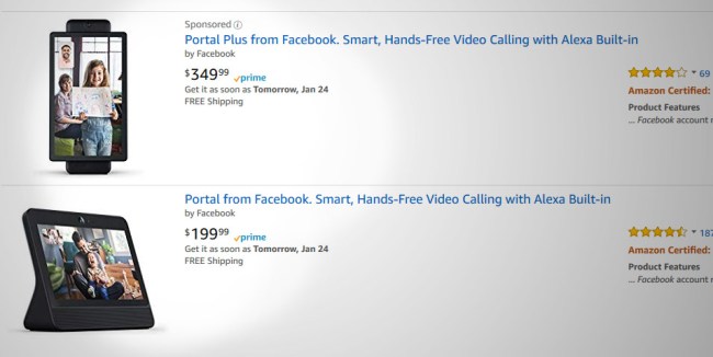 facebook employees busted posting 5-star amazon reviews for portal