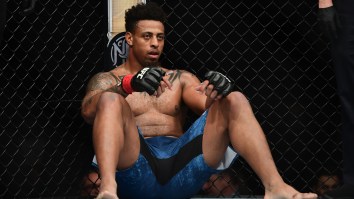 Watch Greg Hardy Get Disqualified After Delivering Illegal Knee To Allen Crowder’s Head At UFC Brooklyn