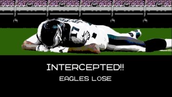 The ‘Tecmo Super Bowl’ Version Of Alshon Jeffery’s Dropped Pass Is Even More Fun Than The Original