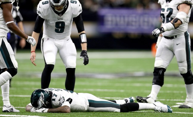 Tecmo Super Bowl Version Of Alshon Jeffery's Dropped Pass Vs. Saints