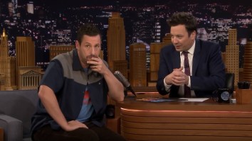Adam Sandler Serenades Jimmy Fallon To Be His Valentine And Tells Story Of Chris Farley Crying Over His Dad