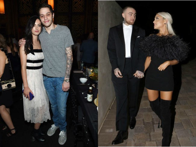 ariana grande mac miller pete davidson cazzie david