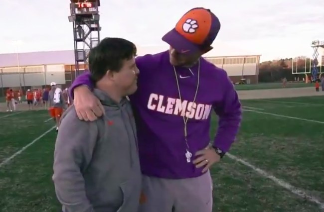 dabo swinney equipment manager super bowl