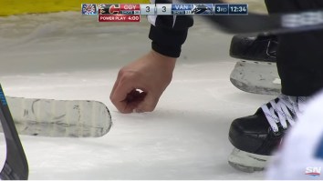 Flames Winger James Neal’s Teeth Sent Flying By A Stick To The Mouth, Misses Minutes Of Game Action