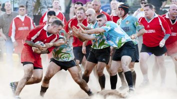 Watch A Rugby Player Blow A Snot Rocket In An Opponent’s Face In Poorest Act Of Sportsmanship Ever