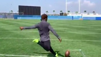 YouTube Star Drills 75-Yard Field Goal That May Still Be In Orbit