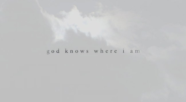 watch this documentary now god knows where i am movie