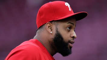 Carlos Santana Destroyed A Clubhouse TV With A Baseball Bat Because Phillies Teammates Were Playing Fortnite During Games
