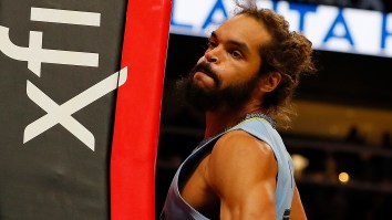 Joakim Noah Sensually Blowing Kisses To A Fan While At The Free Throw Line Sparks A+ Reactions