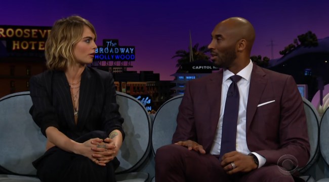 Kobe Bryant Cara Delevingne Rihanna