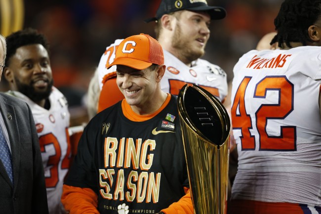 Dabo Swinney signs record contract extension for 10 years with the Clemson Tigers.