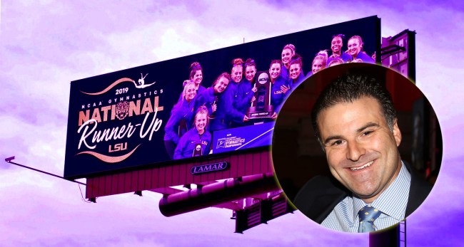 Darren Rovell Destroyed Internet For Mocking LSU Gymnastics Billboard