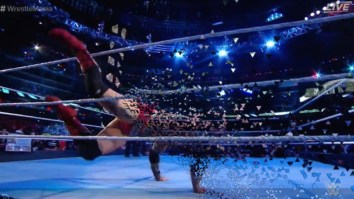 Dave Bautista Tripped Entering The Ring At WrestleMania 35 And Immediately Got Turned Into An A+ Meme