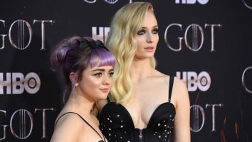Sansa And Arya Stark Prank ‘Game Of Thrones’ Cast By Kissing Each Other During Filming