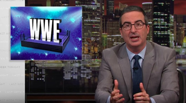 john oliver wwe
