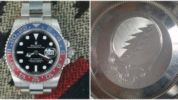John Mayer’s Watch Collection Includes A Rolex GMT-Master II Watch With A Grateful Dead Stealie Engraved In The Back