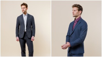 The First Custom Suit Made With Athleisure Material Is Here To Change Our Lives