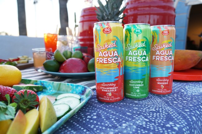 spiked agua fresca from Golden Road Brewing
