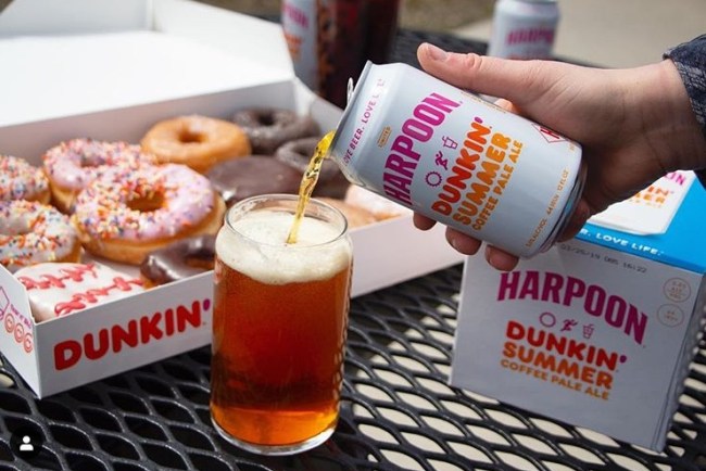 harpoon brewery dunkin donuts