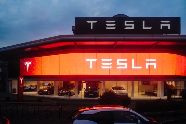 Tesla motors showroom