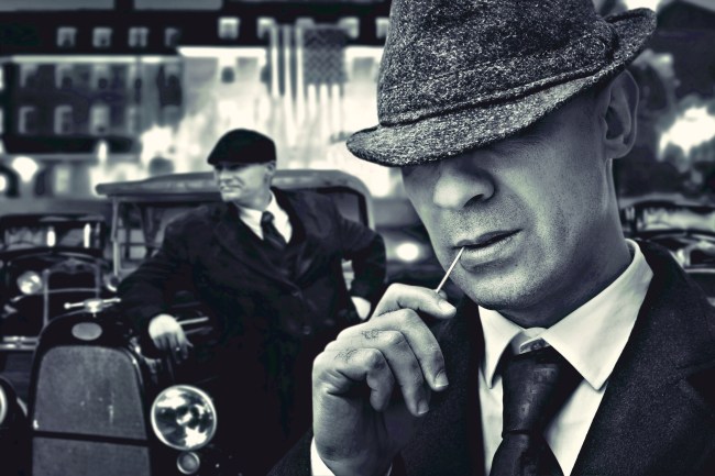 vintage mafia mobster gangster