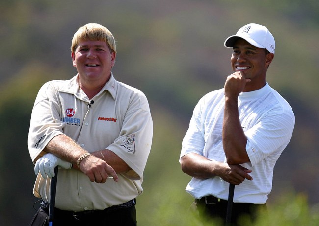 tiger woods john daly golf cart response