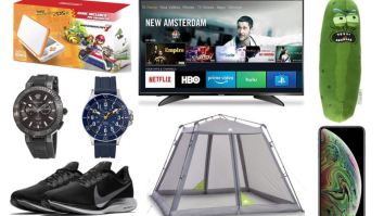 Daily Deals: iPhones, Versace Watches, Pickle Rick, 70% Off Express, Timex Sale, Columbia Clearance And More!