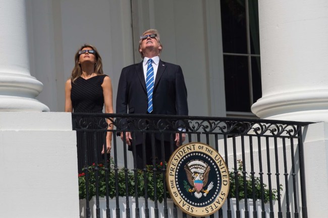 President Donald Trump weighs in on whether there are UFOs or not and said he doesn't particularly believe there is aliens.
