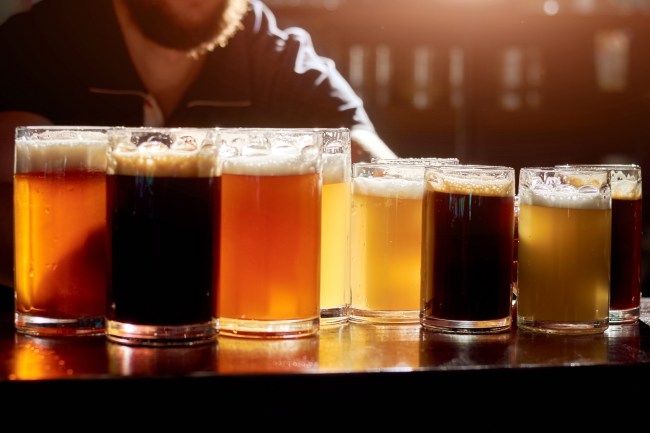 flight of beers
