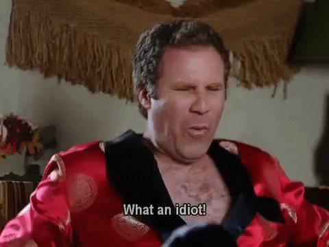 what an idiot gif