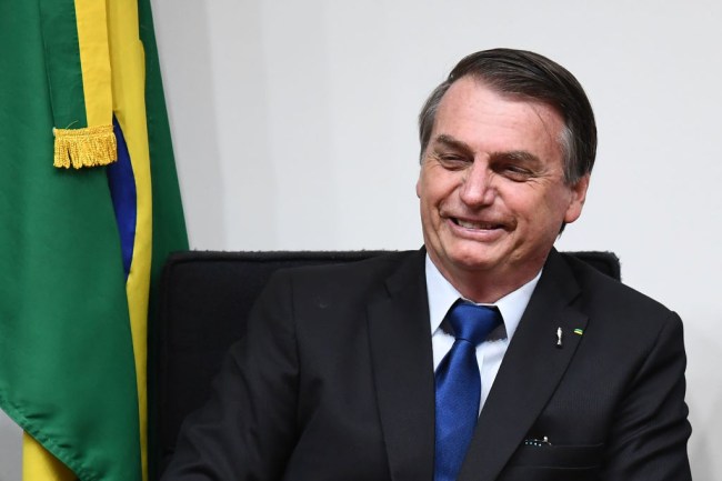 Brazilian President Jair Bolsonaro has suggested people should "poop every other day" as a way to save the planet from climate change.