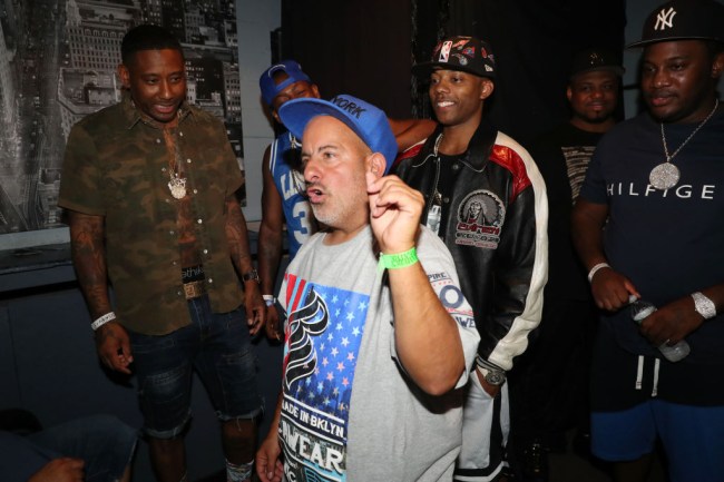 Long Island resident Chris Morgan aka the “Bagel Boss” guy was caught on camera going berserk on some people at the Bay Shore Marina on Sunday, prompting cops to step in and put the pint-sized terror in handcuffs — and then the hospital — for a psych evaluation.