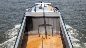 Ship Cruising Past A Beach Totally Destroys People With Its Waves, Drags Some Into The Water