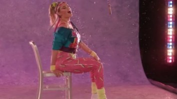 Watching Kate Upton Have An 80’s Aerobics Dance-Off In Spandex Is A Great Way To Spend Your Next Few Moments