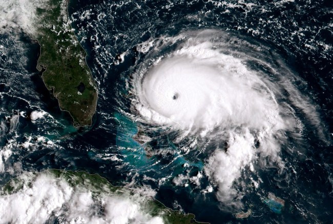Hurricane Dorian catastrophic Category 5 storm, heading to Florida and Carolinas, the strongest and most powerful hurricane to ever hit the Bahamas.