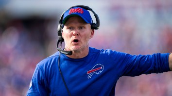 Bills Head Coach Sean McDermott Kicked Bill Belichick’s Son Off The Field For Watching The Bills Pregame Warmups
