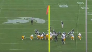 Michigan State Fans Are Sick After MSU Loses Game In Brutal Fashion Due To Too Many Men On The Field Penalty During Game-Tying Field Goal
