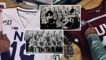 Northwestern And Wisconsin’s 1890s-Inspired Uniforms And Gear For This Weekend’s Game Are Fly AF