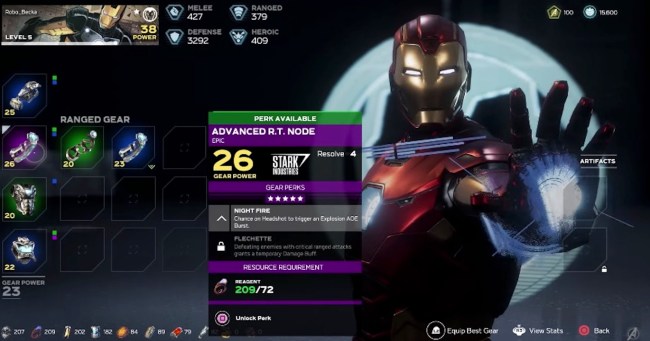 avengers video game