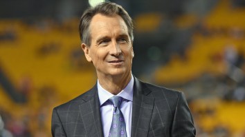Twitter Unearths The Most Cringe-Worthy Video Of A Fake-Mustached Cris Collinsworth Slinging Taco Meat