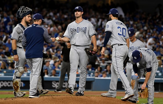 San Diego Padres pitcher Jacob Nix
