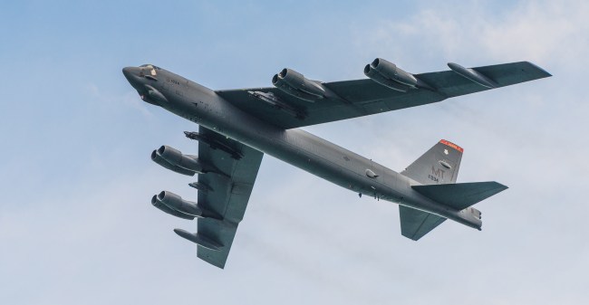 New In-Flight Video Of B-52 Bomber Secret Nuclear Mission Training Run