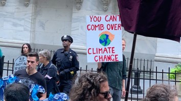 Group Called Extinction Rebellion Is Protesting Climate Change In NYC With Loads Of Fake Blood, Die-Ins, And The Scene Is Gory